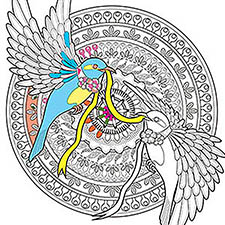 Cahier de Coloriage Mandala Facile: Livre de Coloriage Adulte anti stress  avec de beaux Mandalas simple et facile à colorier pour découvrir l'art   Femmes & Hommes pour Anniversaire et Noël 