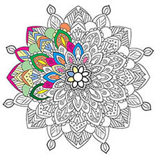 Coloriage Magique adulte dessin gratuit à imprimer