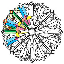 Coloriage Mandala - Coloriages Gratuits à Imprimer - Dessin 30878