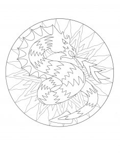 Mandala Tête De Chien 2 Mandalas Sur Le Thème Des Animaux