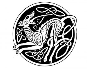 Mandala créature celtique