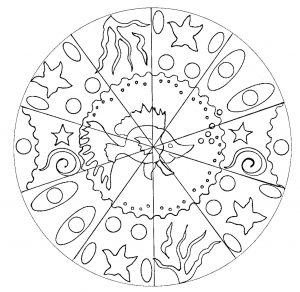 Mandala poisson simple