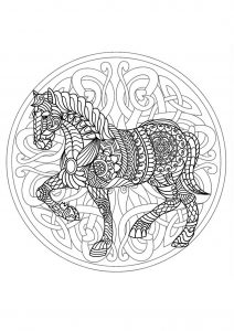 Mandala cheval - 3