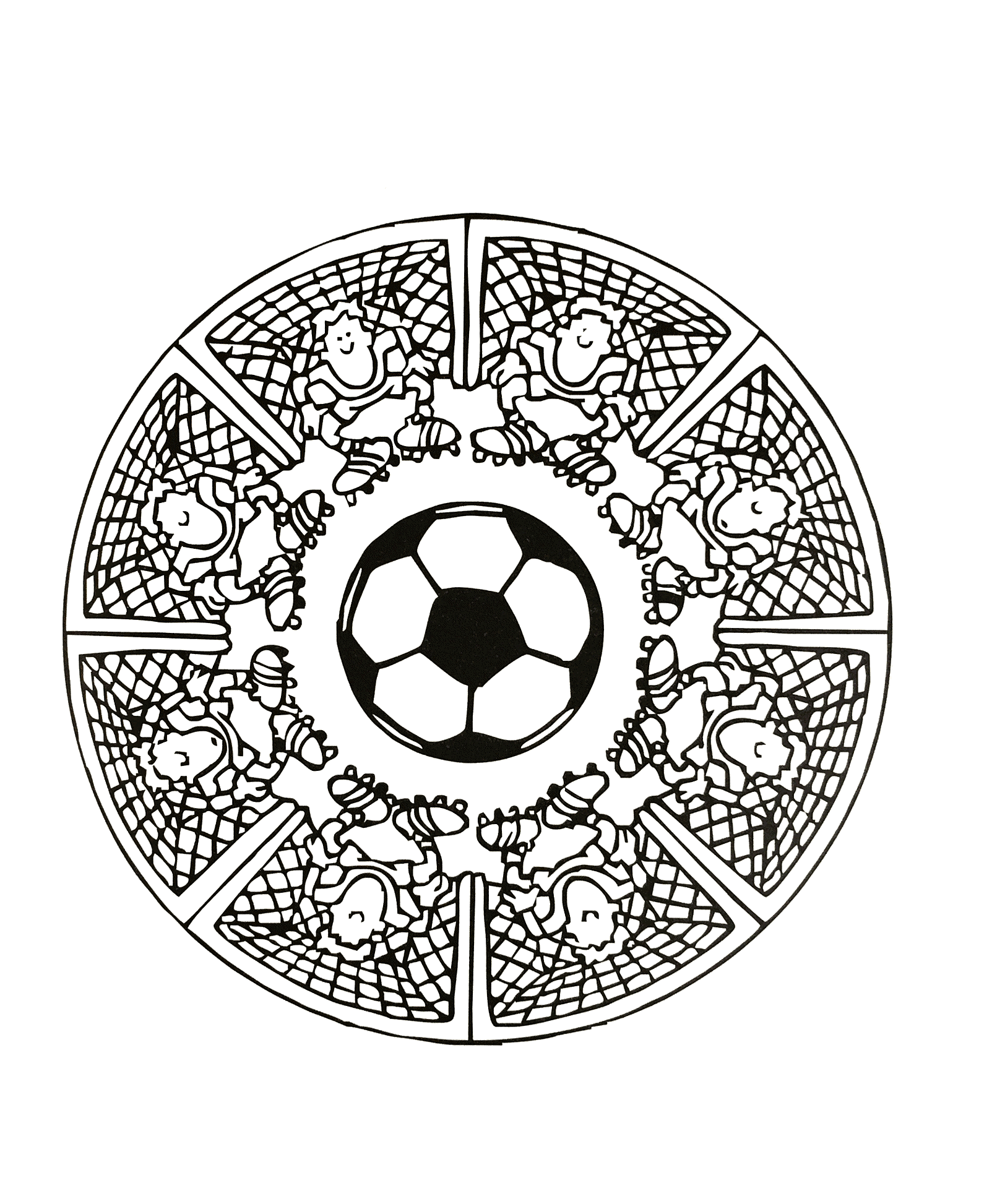 Mandala pour les fans de Football