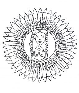 mandala-a-colorier-personnages-indiens