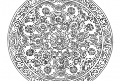 Mandala a colorier adulte difficile (22)