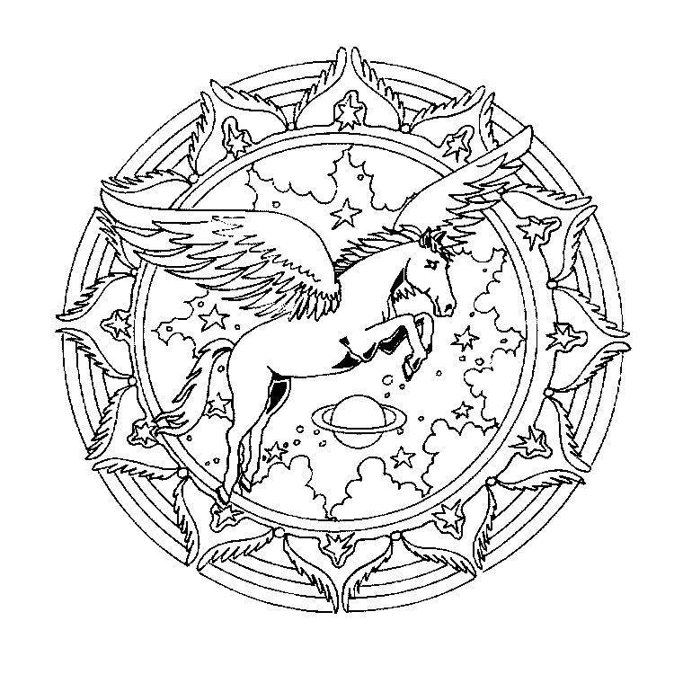 Coloriage Cheval Pour Les Enfants - télécharger et imprimer gratuit sur