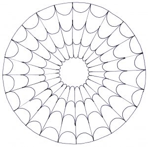 Mandala toile d'araignée