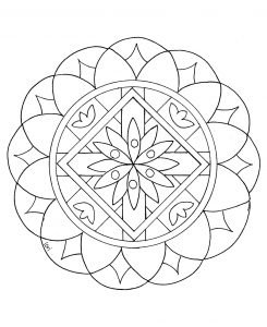 Mandala rosace