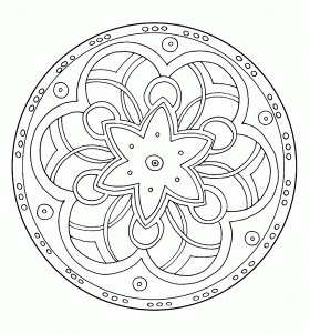 Mandala spirographe