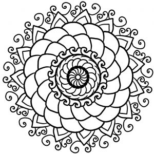 Mandala sympa et simple