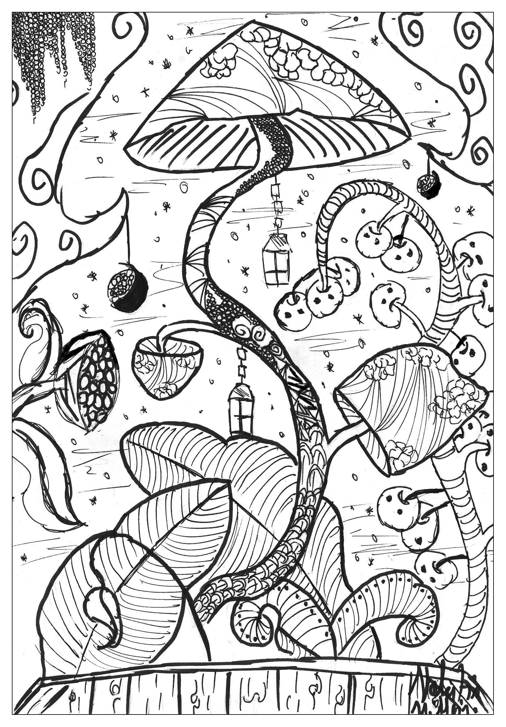 Fleurs Et Vegetation Champignon Coloriages De Fleurs Et Motifs Vegetaux 100 Mandalas Zen Anti Stress Fleurs Et Vegetation Champignon Coloriages De Fleurs Et Motifs Vegetaux 100 Mandalas Zen Anti Stress