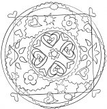 Un Mandala dessiné à la main