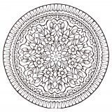 Mandala au style vintage