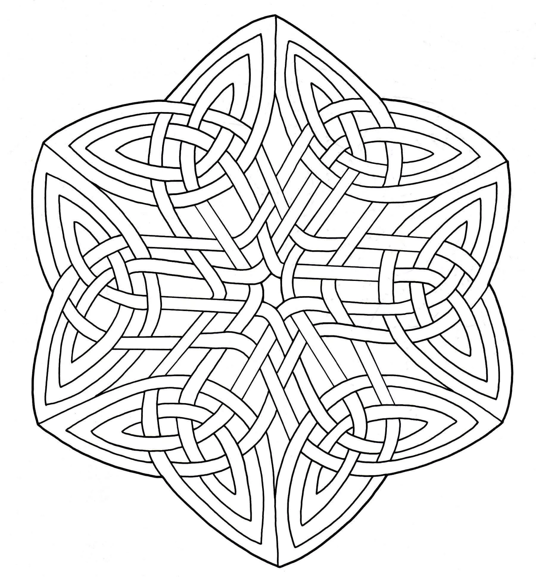 Mandala art celtique - 18 (Mandalas avec Motifs géométriques)