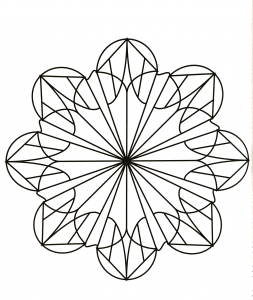 Mandala Gratuit Forme De Fleur