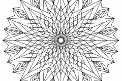 Mandala a colorier motifs geometriques (3)