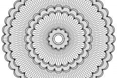 Mandala a colorier motifs geometriques (4)