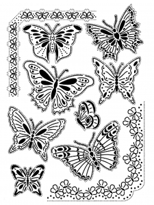 Vintage Papillons Adulte