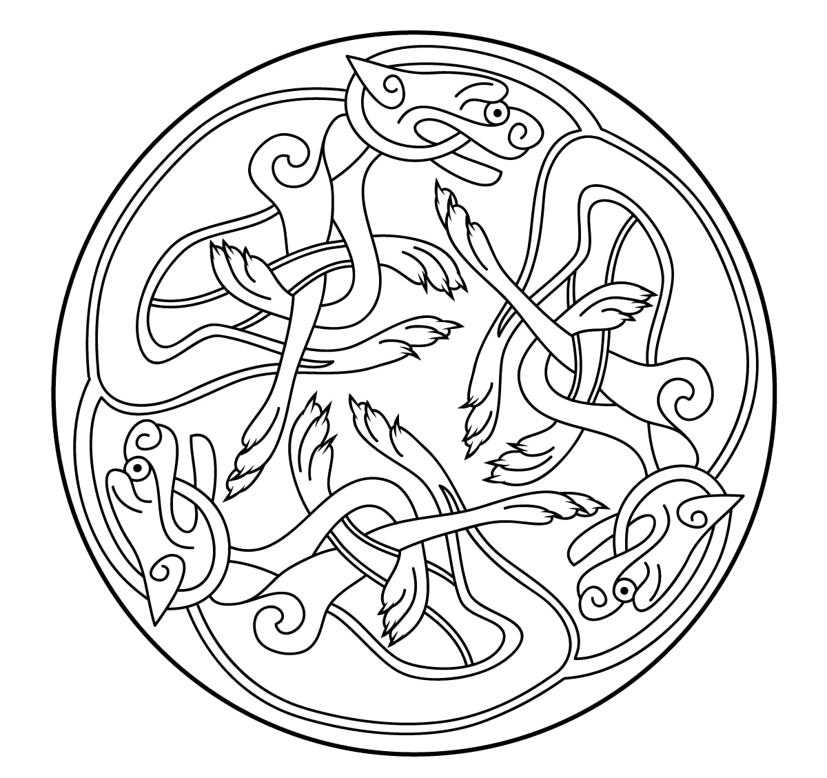Mandalas de difficulté normale : Mandala pour enfants Mandalas de difficulté normale : Mandala pour enfants