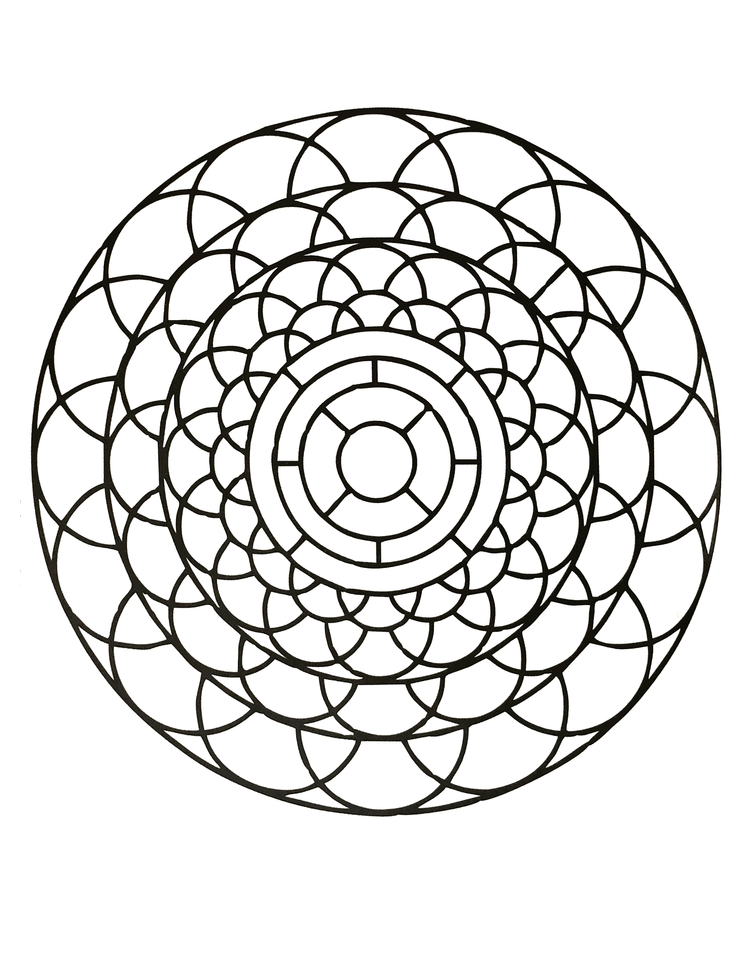 Mandala à Imprimer Gratuit Mandalas-a-imprimer-gratuit (58) - Mandalas de difficulté normale