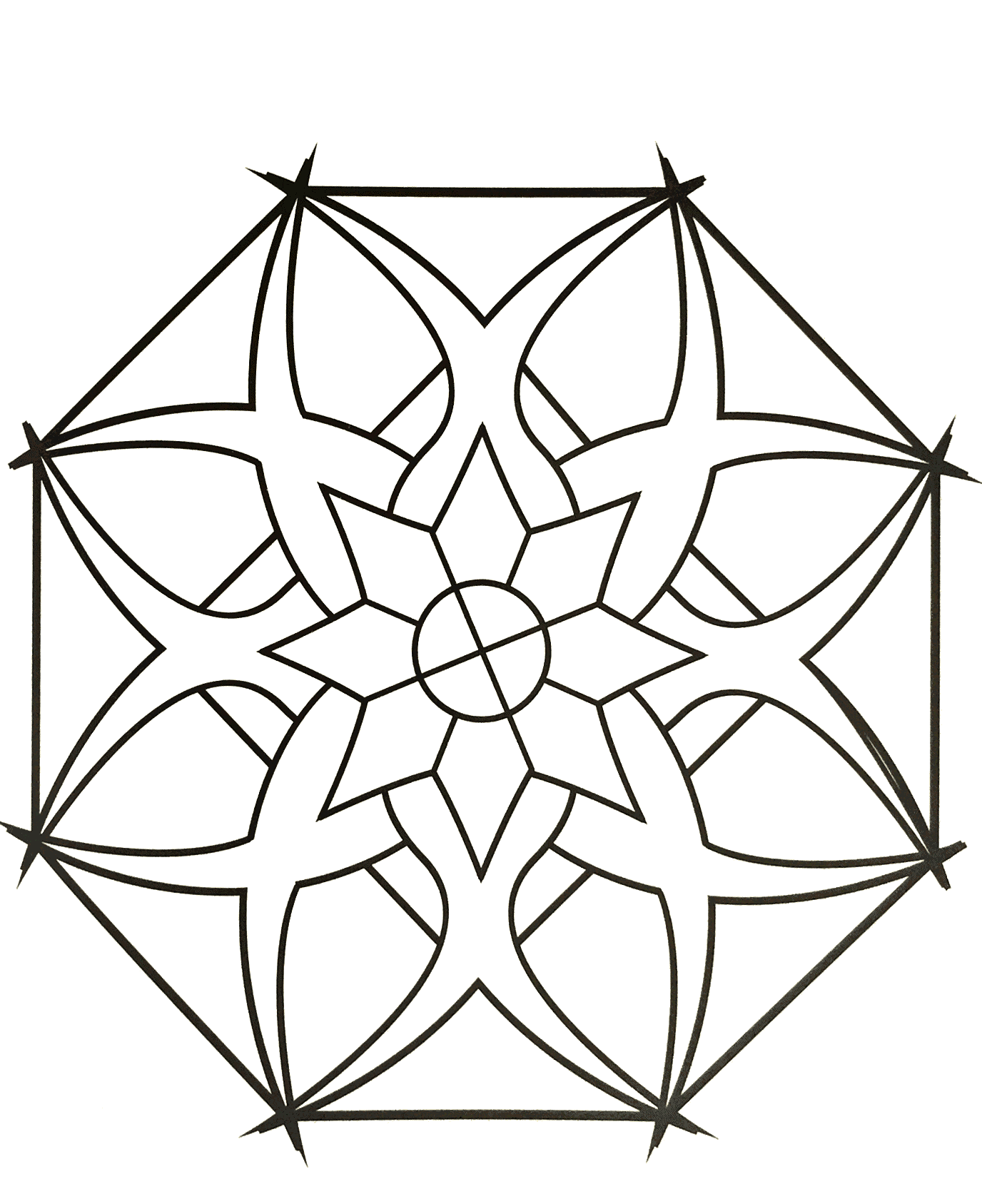Mandalas-a-imprimer-gratuit (69) (Mandalas de difficulté normale)