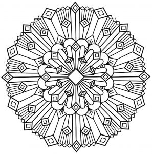 Mandala Style Art Déco