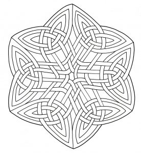 Mandala Aux éléments Intriqués