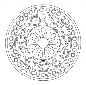 Mandala Celtique Symétrique
