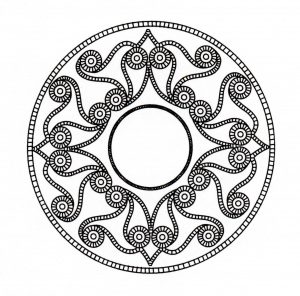 Mandala Celtique Assez Simple