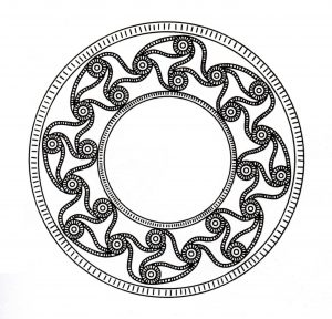 Mandala harmonieux celtique