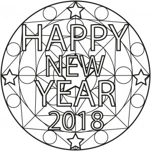 Mandala De La Nouvelle Année