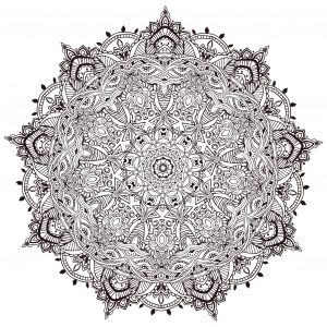 Mandala ultra détaillé