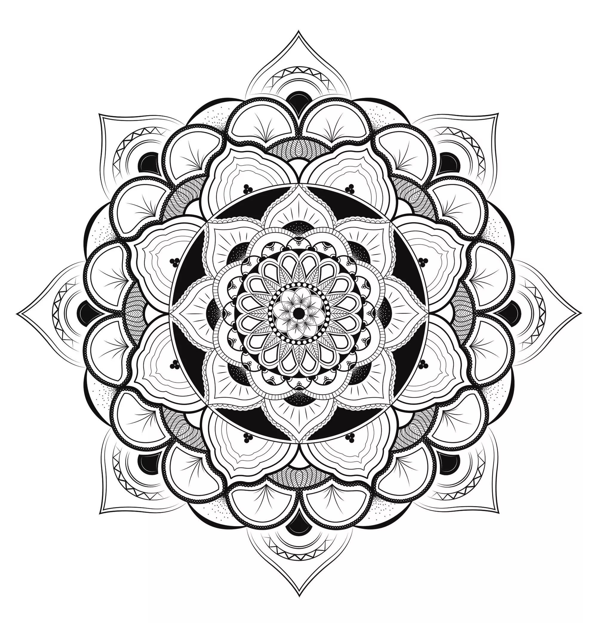 Mandala vectoriel par Louise (Mandalas Zen & Anti-stress)