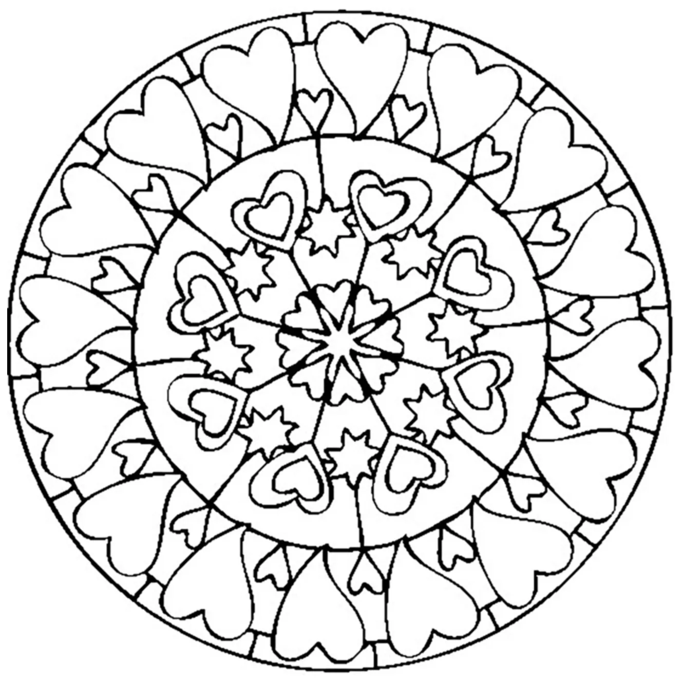 Mandala de la Sain Valentin (Mandalas Zen & Anti-stress)