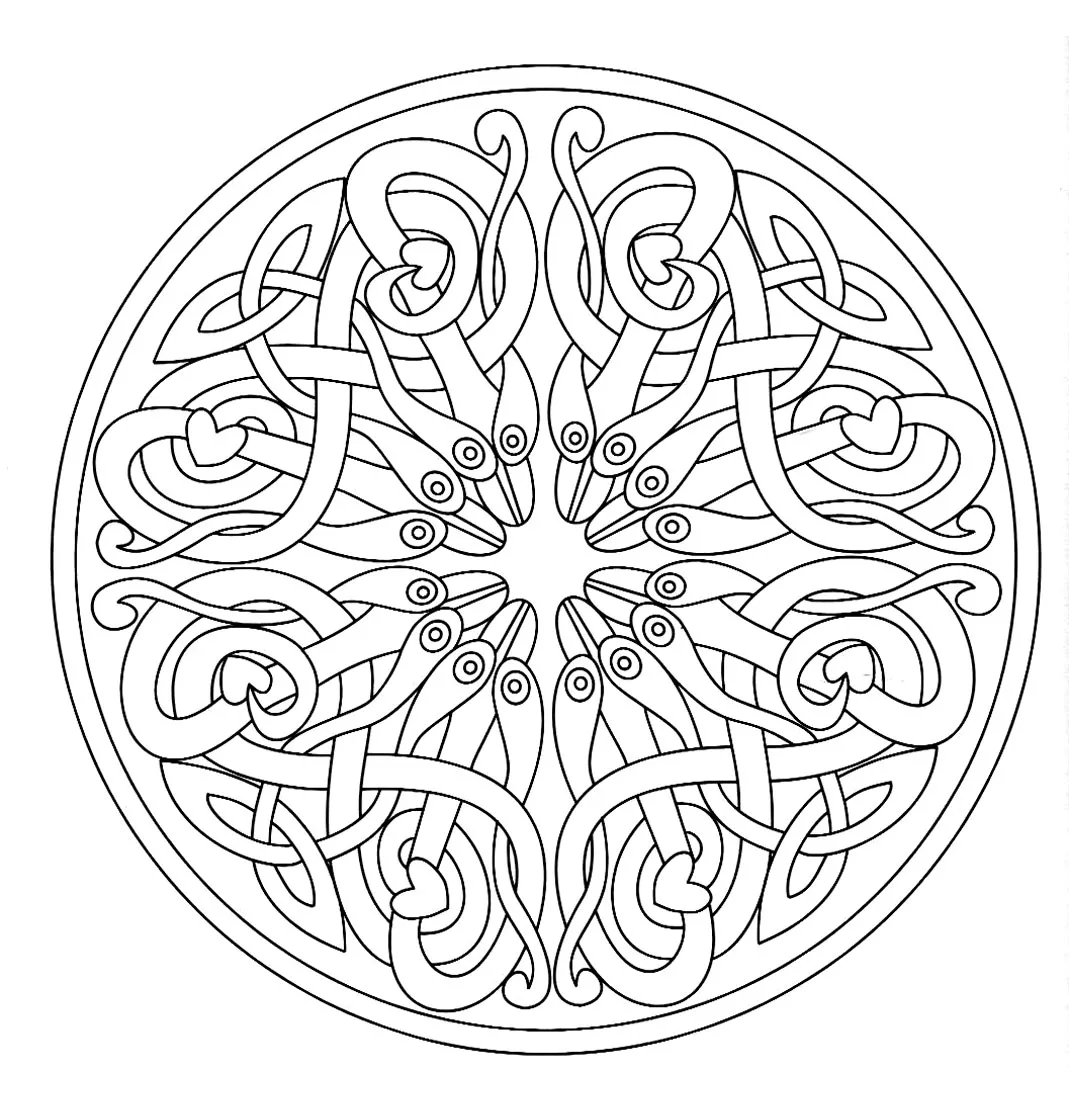 Mandala a colorier zen relax gratuit - 12 (Mandalas Zen & Anti-stress)