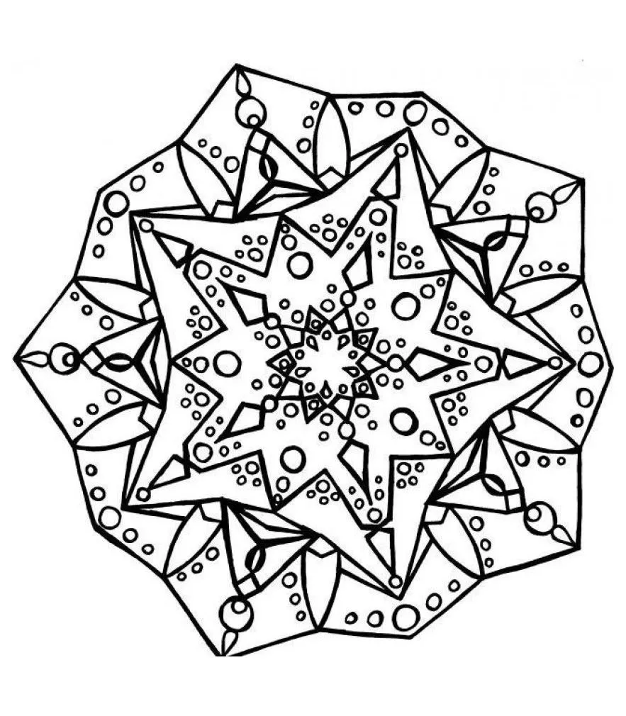 Mandala a colorier zen relax gratuit - 30 (Mandalas Zen & Anti-stress)