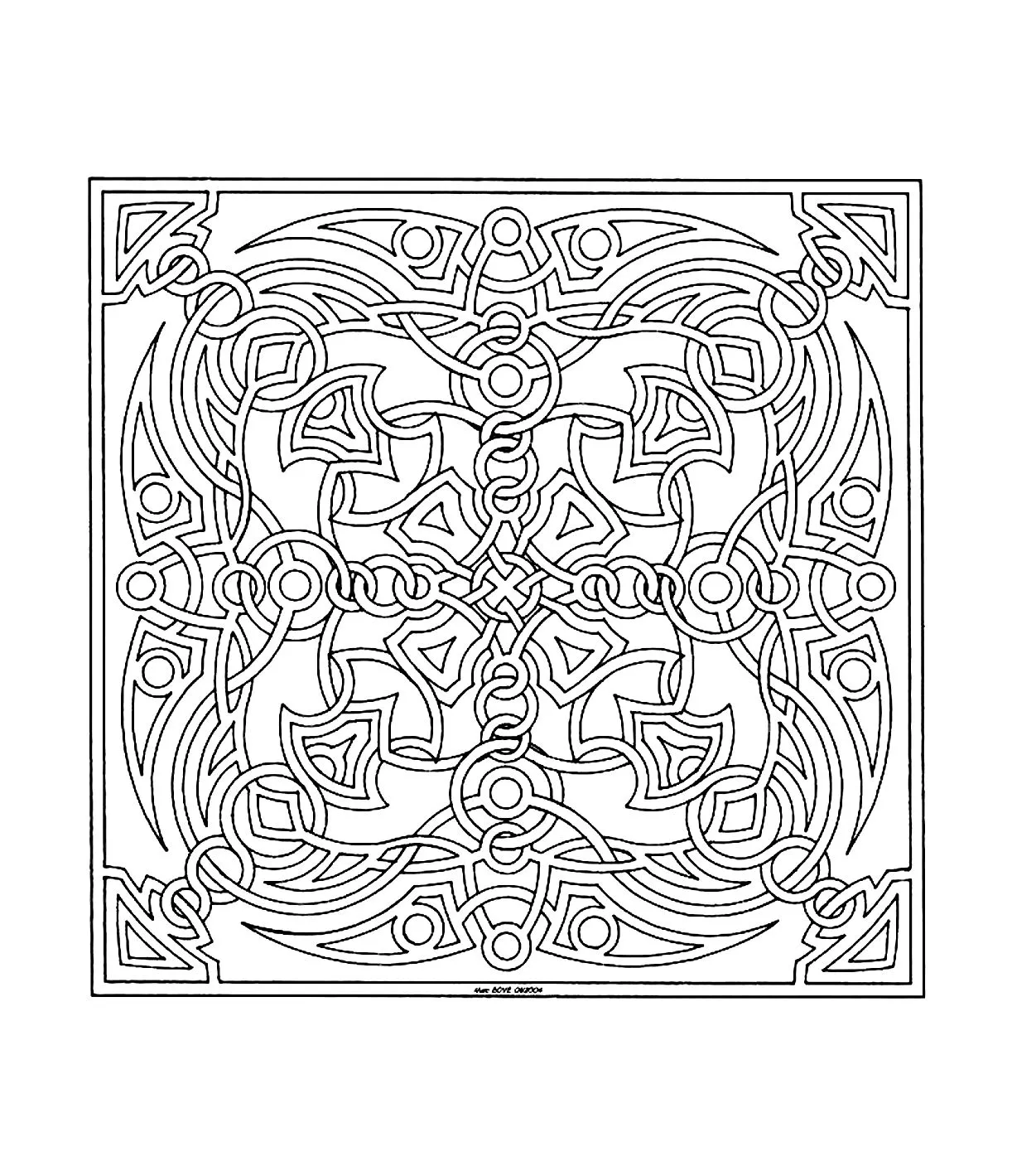 Mandala a colorier zen relax gratuit - 31 (Mandalas Zen & Anti-stress)