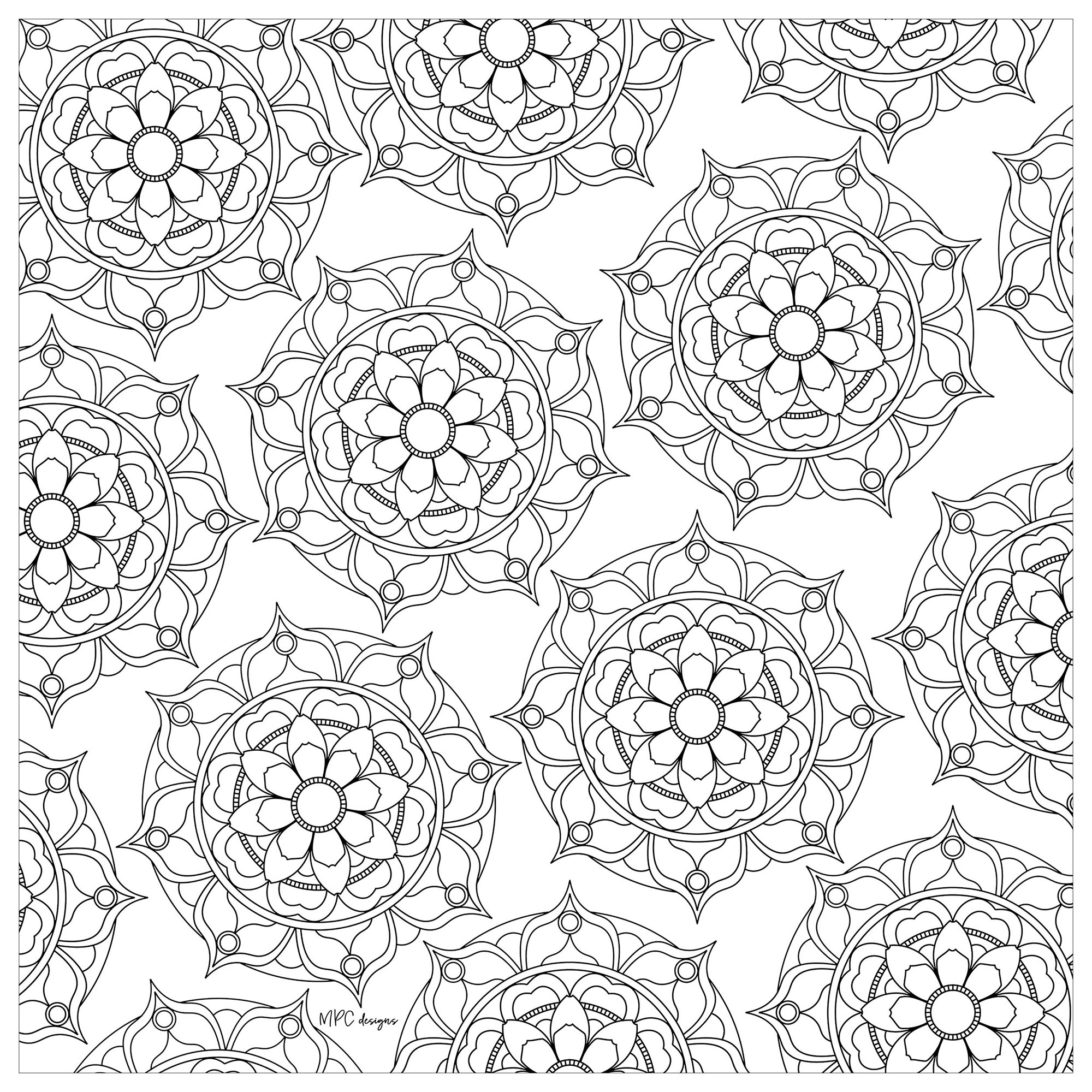 C'est parti pour une parenthèse de décompression totale avec ce joli Mandala à colorier sans plus attendre, avec les couleurs qui vous plaisent le plus.