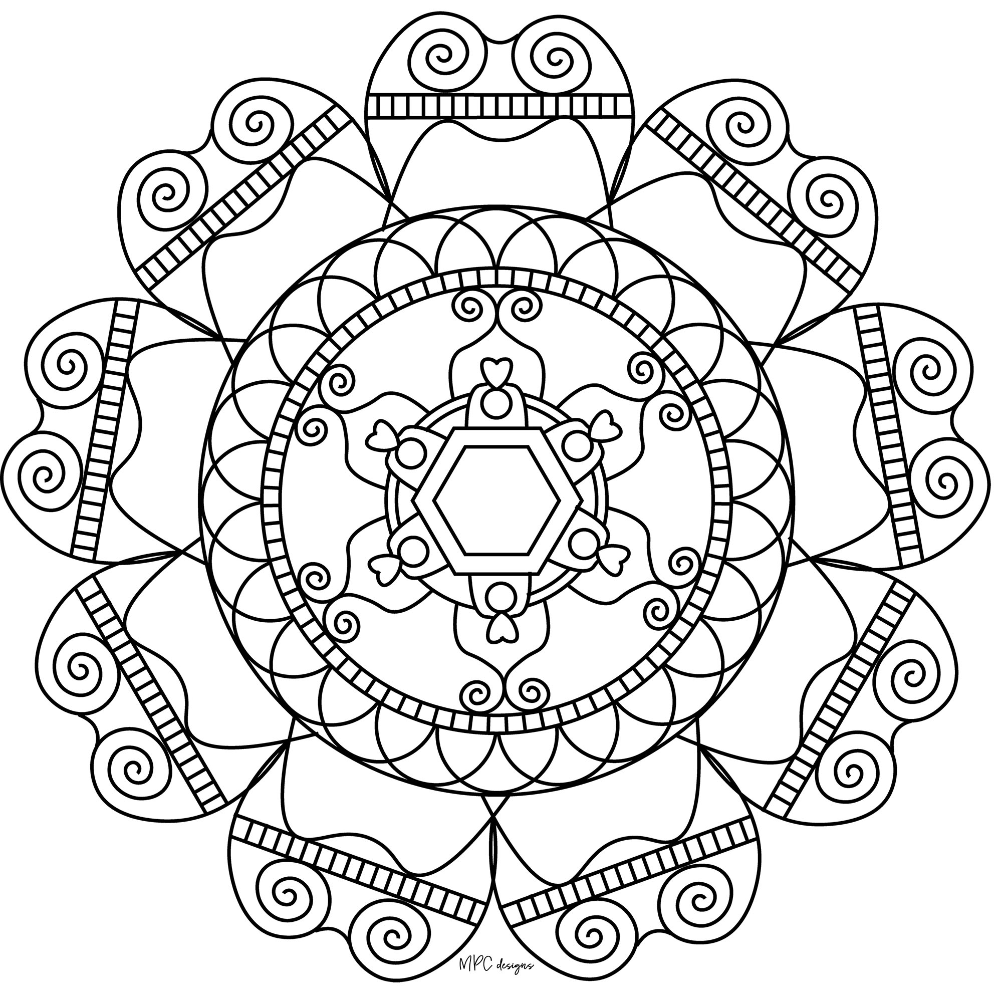 Laissez vous guider par votre instinct pour mettre en couleur cet incroyable Mandala ! Faites exprimer votre âme, votre passion, et le résultat sera à votre image.