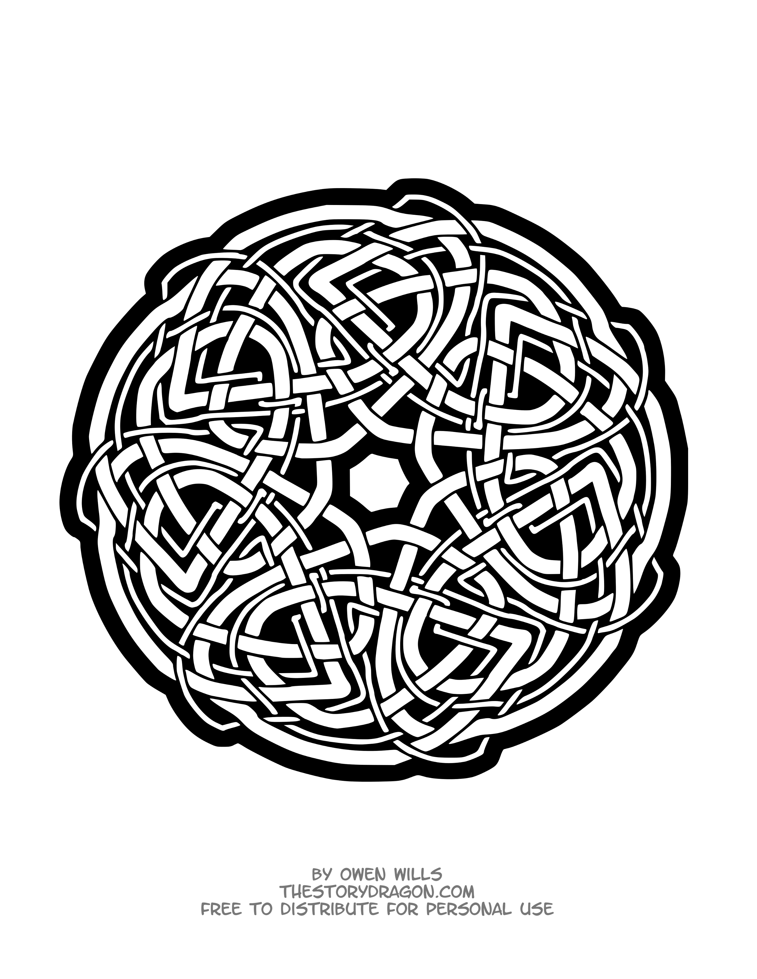 Mandala celtique par Owen Wills (Mandalas Zen & Anti-stress)