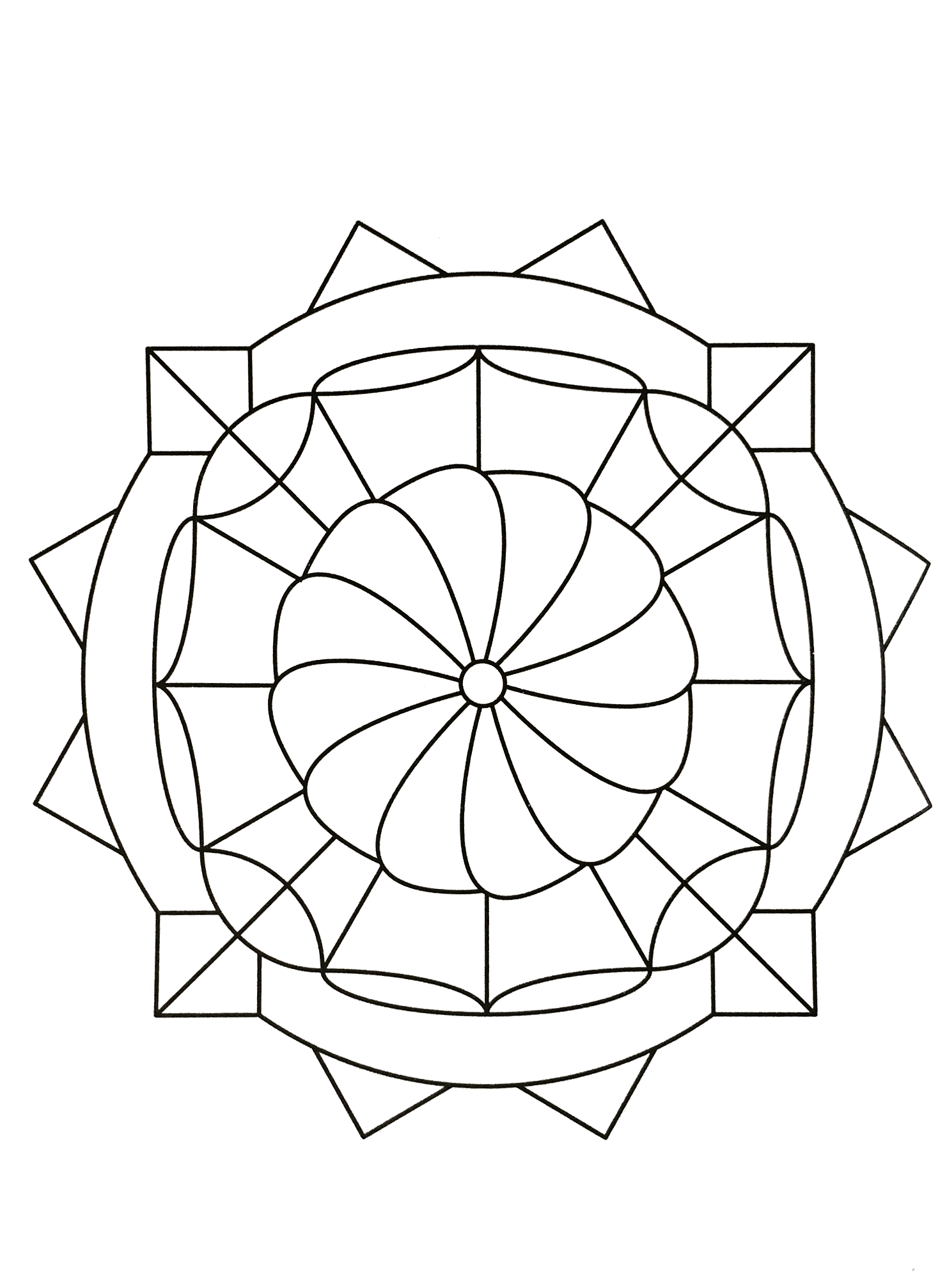 Vous ressentirez rapidement les bienfaits du coloriage avec ce Mandala 100% Art Thérapie, pour un moment de détente intense.