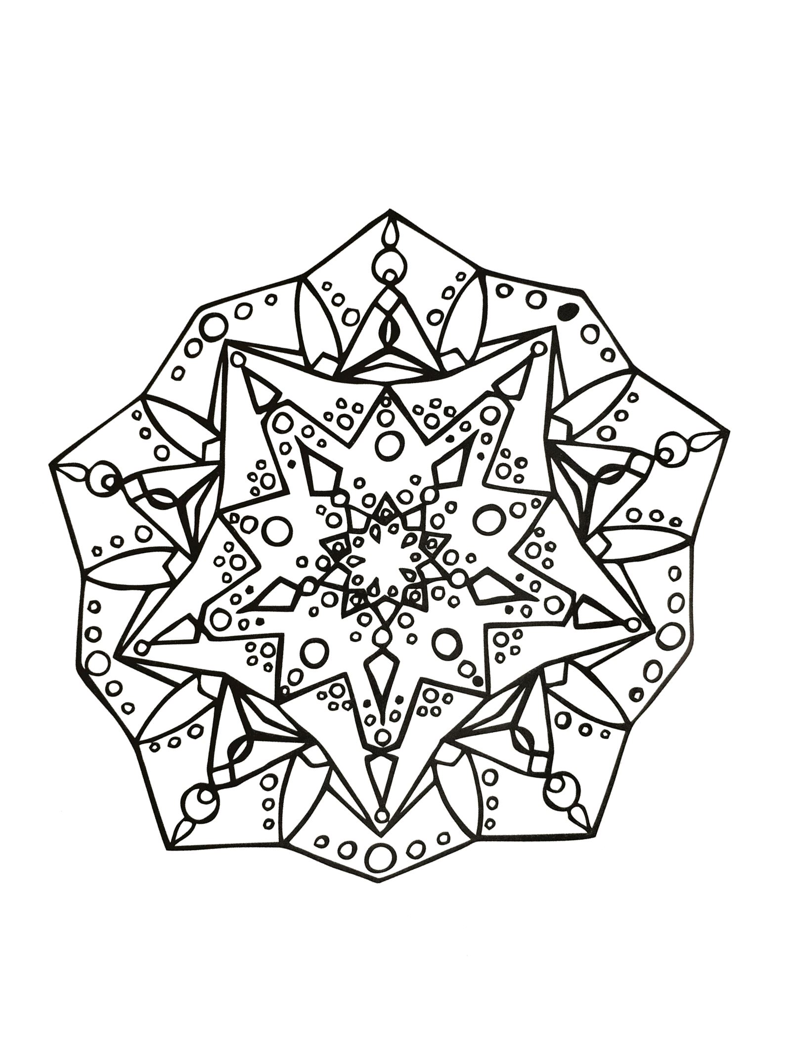 Mandalas a imprimer gratuit - 6