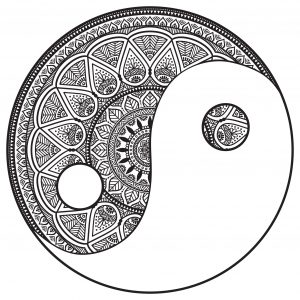 Mandala Yin et Yang