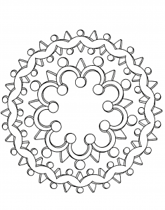 Mandala "couronne"