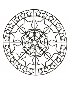 Mandala étoilé