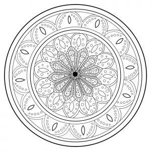 Dessin De Coloriage Mandala Hérisson Pour Adulte Anti Stress Vecteur PNG ,  Homme, Dessin, Dessin De Bague PNG et vecteur pour téléchargement gratuit