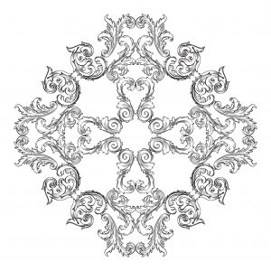 Mandala Style Vintage Par L'artiste Alexeii Buravtsov