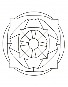 Mandala fleuri