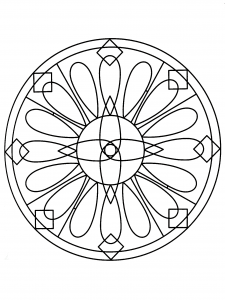 Mandala très régulier